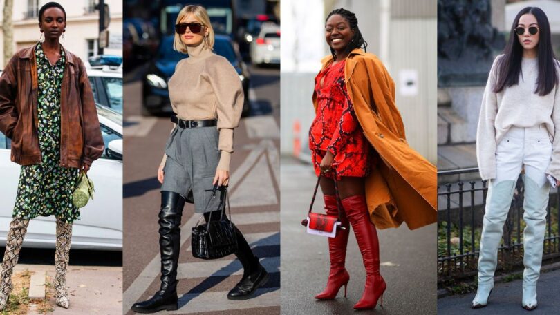 How To Style Thigh-High Boots In Winter